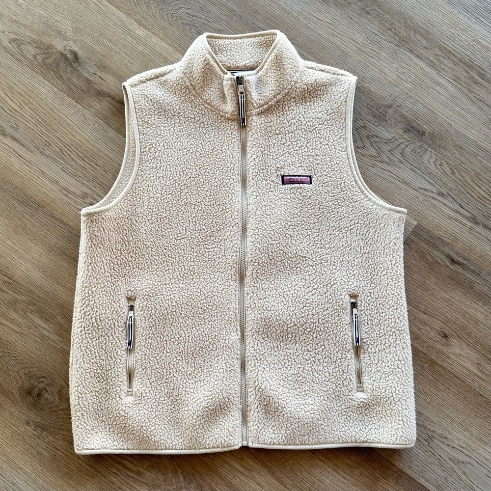 Vineyard Vines sherpa vest